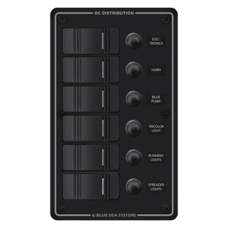 Blue Sea Systems® - Water Resistant Circuit Breaker Panel