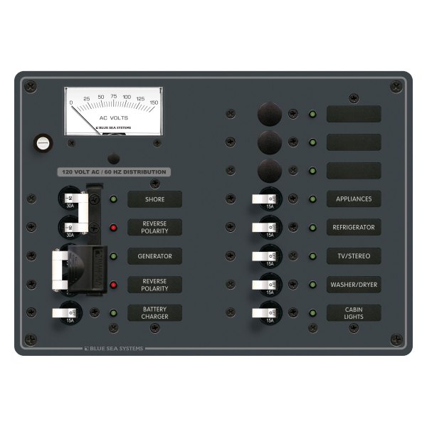 Blue Sea Systems® - AC 2 Sources Panel