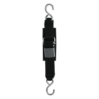 Boat Buckle® - 6' L x 2" W Kwik-Lok Transom Tie-Down Straps with Hook End, 2 Pieces