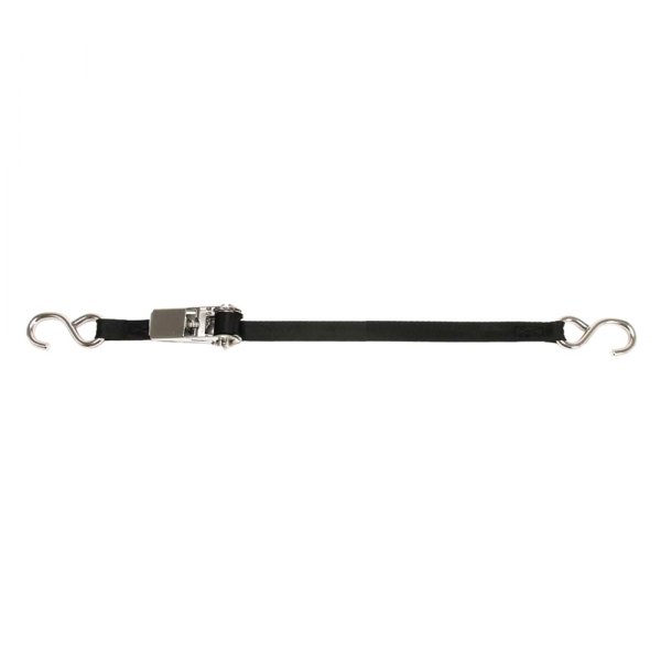 Boat Buckle® - 18' L x 1" W Ratchet Gunwale Tie-Down Strap with Hook End