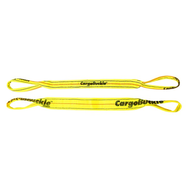 Boat Buckle® - 15' L x 2" W Winch Strap with Loop Ends, 2 Pieces