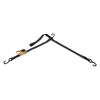 Boat Buckle® - 8' L x 1" W P.W.C. Ratchet Tri-Down Strap with Soft Hook