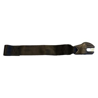Boat Buckle® - 20' L x 2" W Black Winch Strap with Latch-Lok