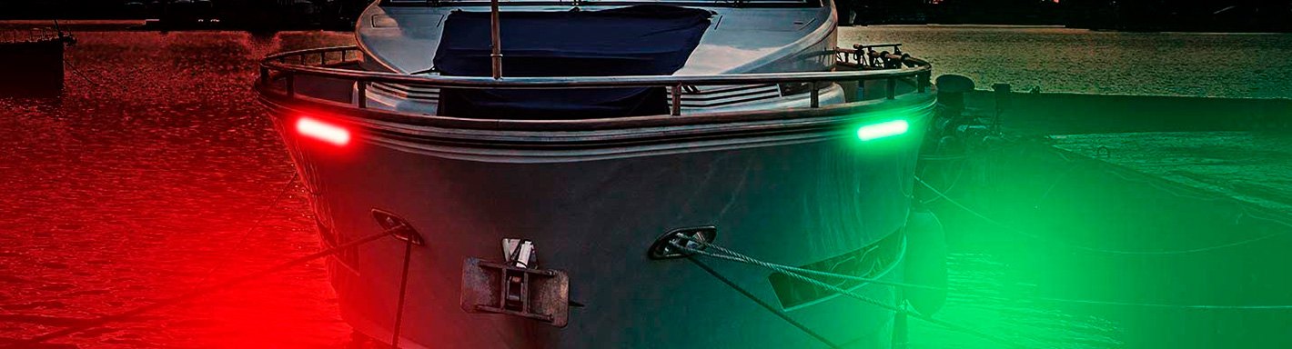 Boat Side Lights & Accessories  Bi-Color, Starboard, Port 