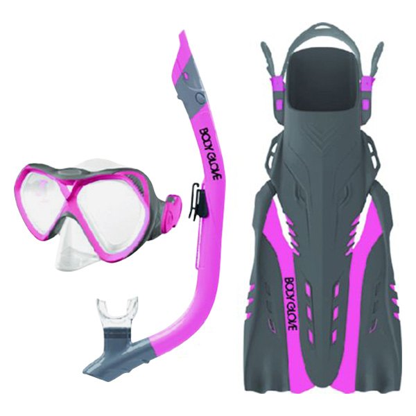 Body Glove® - Junior Cove Large/X-Large Aquatics Pink Snorkeling Set