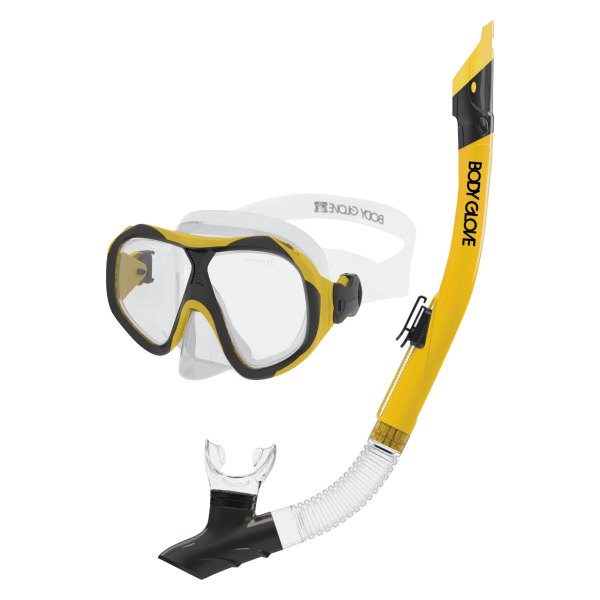 Body Glove® - Enlighten II Yellow/Black Mask/Snorkel Combo