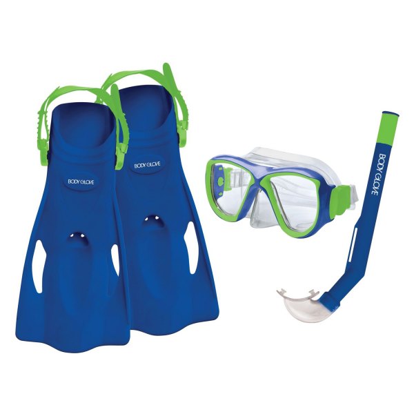 Body Glove® - Kid's Large/X-Large Blue Pirate Snorkeling Set