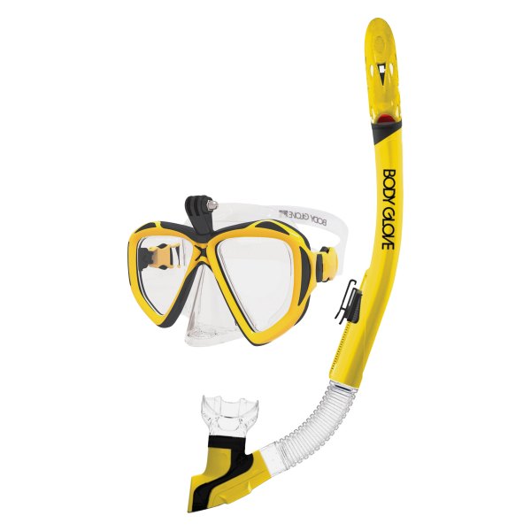 Body Glove® - Passage Yellow/Black Mask/Snorkel Combo
