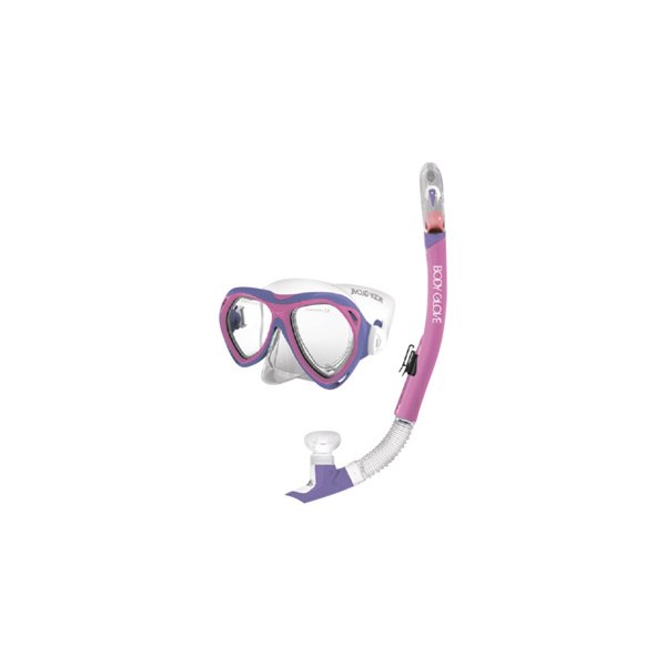 Body Glove® - Women's Aruba Pink/Purple Mask/Snorkel Combo