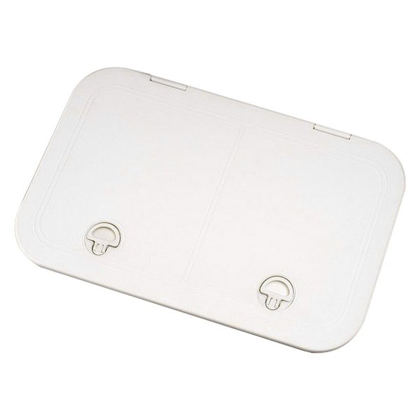 Bomar® - 7000 Series 21-3/8" L x 12-1/8" W Cream Rectangular Low Profile Access Hatch