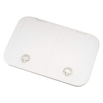 Bomar® G71030W - 7000 Series 28-3/8" L x 11-3/8" W Bright White Rectangular Low Profile Access Hatch