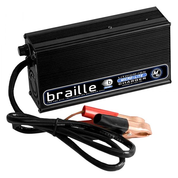 Braille Battery® - 10A 12V 1-Bank Battery Charger/Maintainer