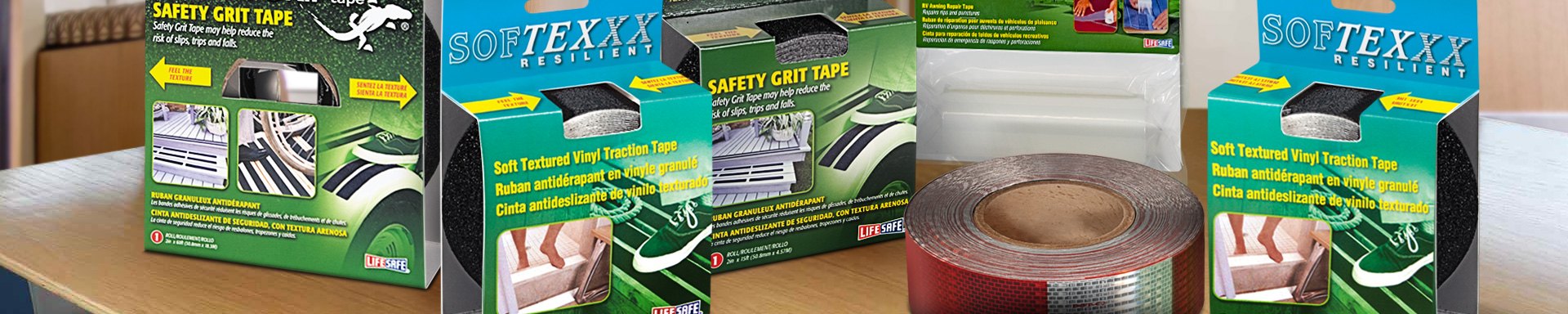 Life Safe™  Rigging, Stripping, Mastboot, Aisle Marking & Repair Tapes 