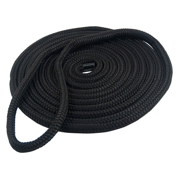  Buccaneer Rope® - Premium 1/2" D x 150' L White Nylon 3-Strand Twisted Anchor Line with Thimble