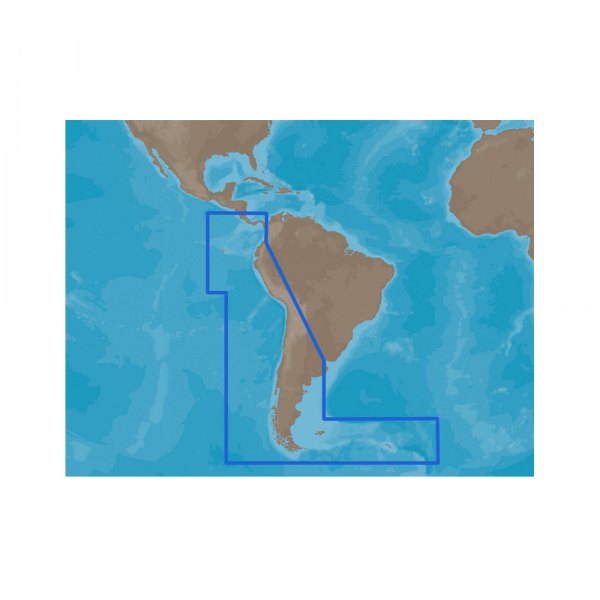 C-MAP® - Max Costa Rika-Chile-Falklands C-Card Format Electronic Chart
