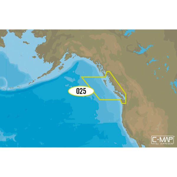 C-MAP® - 4D Canada West and Puget Sound microSD Format Electronic Chart