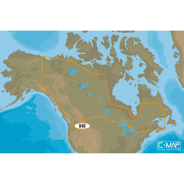 C-MAP® - 4D Lakes Canadian Lakes microSD Format Electronic Chart