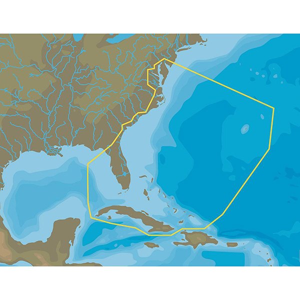 C-MAP® - 4D Chesapeake Bay to Cuba microSD Format Electronic Chart
