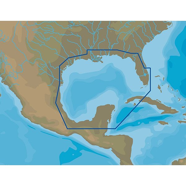 C-MAP® - 4D Gulf of Mexico microSD Format Electronic Chart
