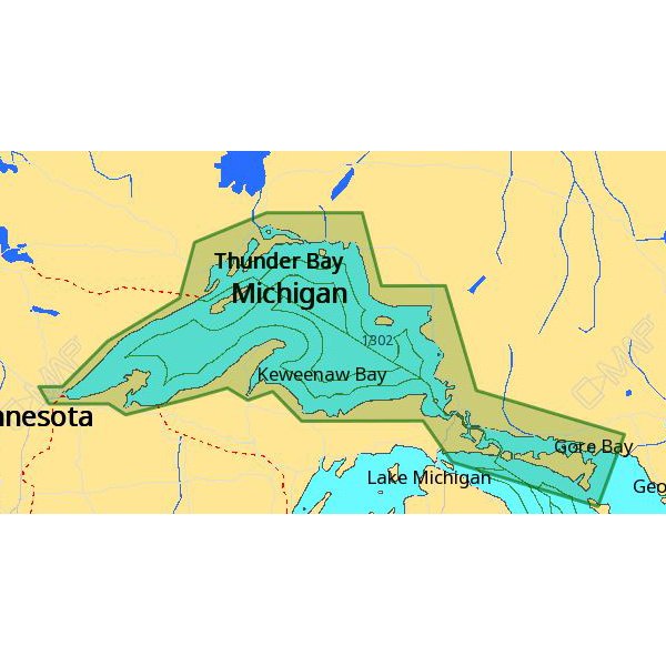 C-MAP® - 4D Local Lake Superior microSD Format Electronic Chart