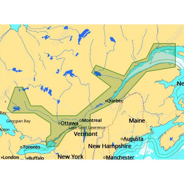 C-MAP® - 4D Local St. Lawrence River microSD Format Electronic Chart