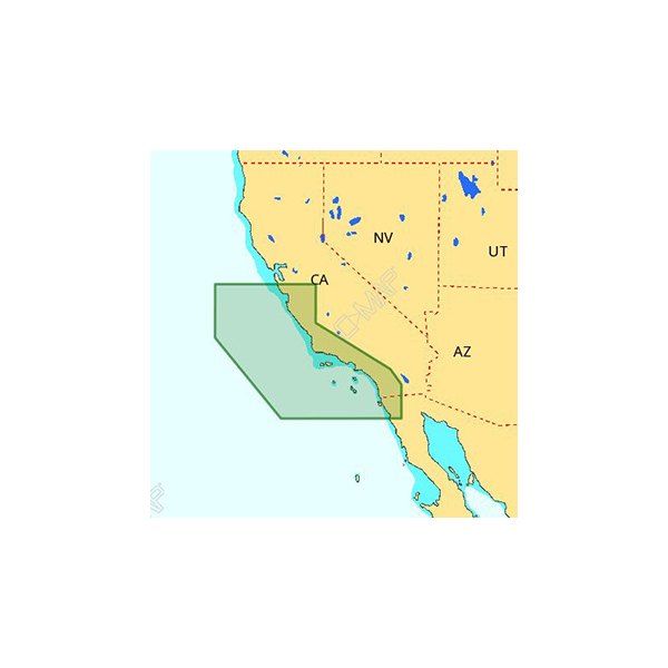 C-MAP® - 4D Local San Diego to Santa Cruz microSD Format Electronic Chart
