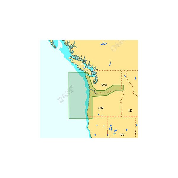 C-MAP® - 4D Local Cape Blanco to Cape Flattery microSD Format Electronic Chart