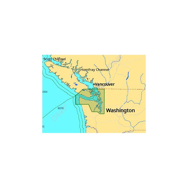 C-MAP® - 4D Local Puget Sound, Juan de Fuca and San Juan Islands microSD Format Electronic Chart