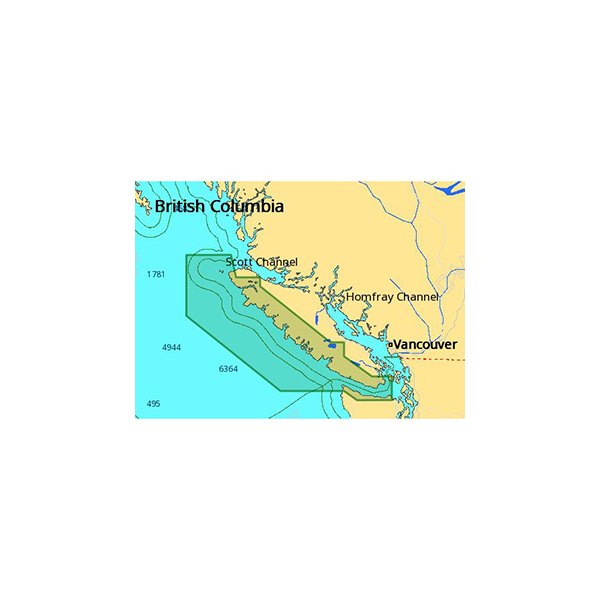 C-MAP® - 4D Local Victoria, BC to Cape Scott microSD Format Electronic Chart