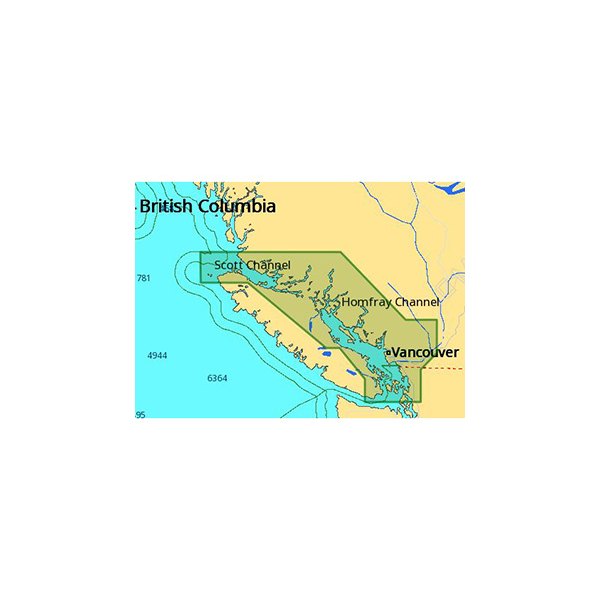 C-MAP® - 4D Local San Juan Islands to Nigei Island microSD Format Electronic Chart
