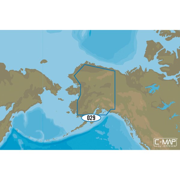 C-MAP® - Max Lakes Alaskan Lakes C-Card Format Electronic Chart