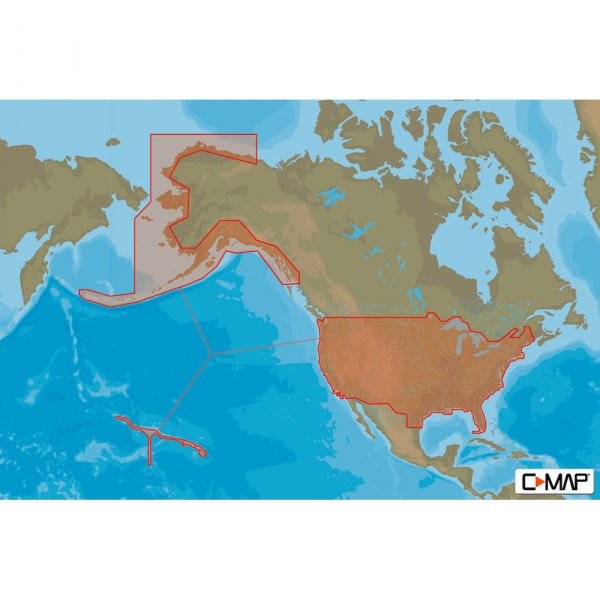 C-MAP® - Insight PRO US Inland Lakes and Coastal microSD Format Electronic Chart