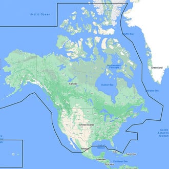 C-MAP® - Discover North America microSD Format Bathymetric Electronic Chart