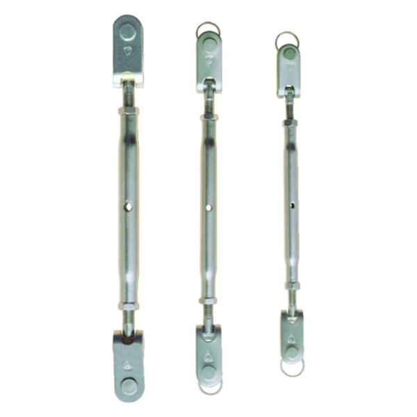 C. Sherman Johnson® - 9"-12.75" L Stainless Steel Jaw & Jaw Tubular Turnbuckle with "T" Toggle
