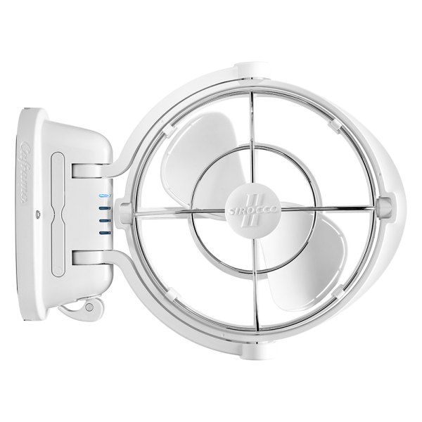 Caframo® - Sirocco II 12/24 V White 3-Speed Gimbal Fan
