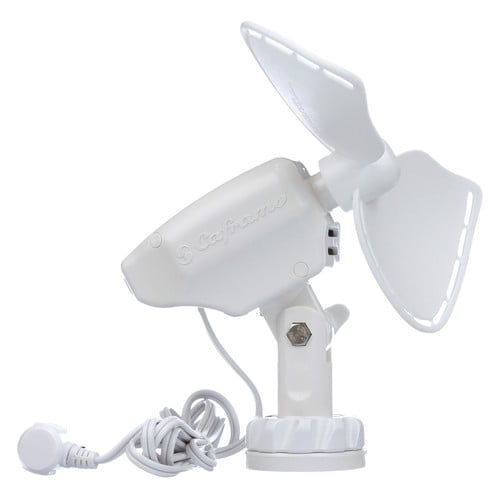 Caframo 747DC-WCS Ultimate 12V 2-Speed 7-inch DC Cabin White Fan