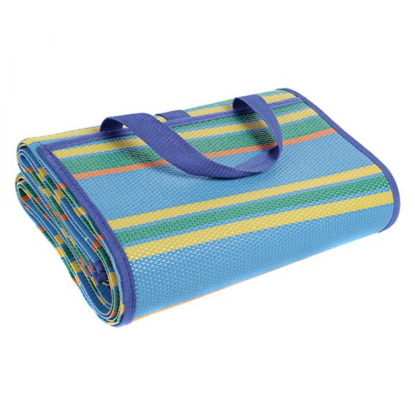 Camco® - Orange/Green/Blue/Yellow Stripes Handy Beach Mat