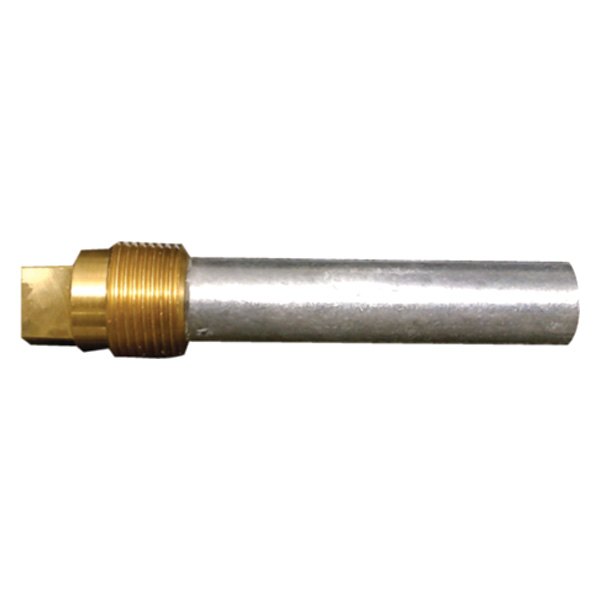 Camp Company® - 2.125" L x 0.75" D 3/4" NPT Zinc Pencil Anode with Brass Plug