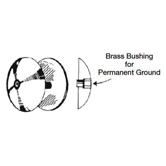 Tecnoseal Rudder Anode Aluminum 5/" Diameter #R5AL