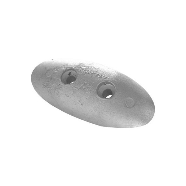 Martyr® - 4.36" L x 1.92" W x 0.7" H Zinc Oval Hull Plate Anode