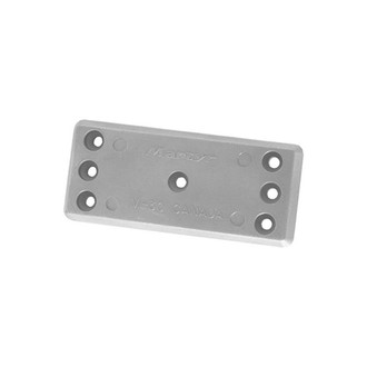 Martyr® - 6" L x 2.67" W x 0.56" H Zinc Rectangular Hull Plate Anode