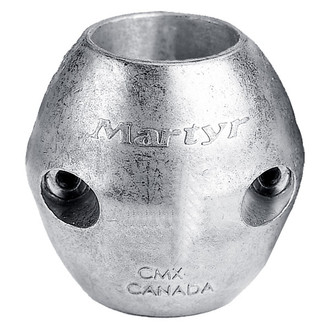 Martyr® - 2.25" D Zinc Barrel Collar Shaft Anode with Allen Screw