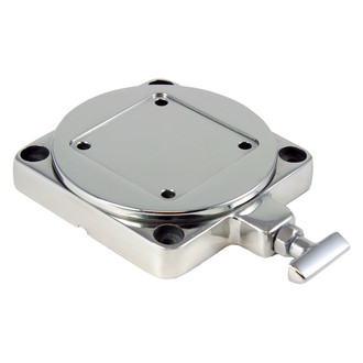 Cannon® - 22.5° Mirror Cast 316 Stainless Steel Swivel Downrigger Low-Profile Mount Base