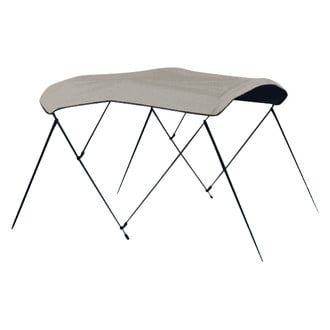 Carver® - 6' L x 85"-90" W x 46" H 3-Bow Bimini Canvas with Storage Boot