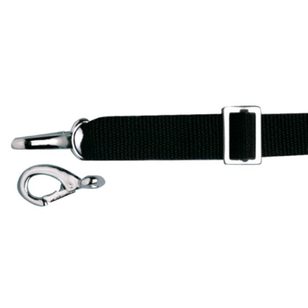 Carver® - 48" L Black Polypropylene Hold-Down Bimini Top Straps with Double Snap Hook