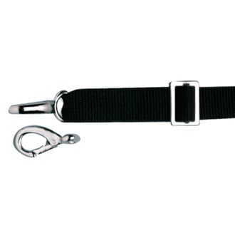 Carver® - 49" L Black Polypropylene Hold-Down Bimini Top Strapswith Single Snap Hook
