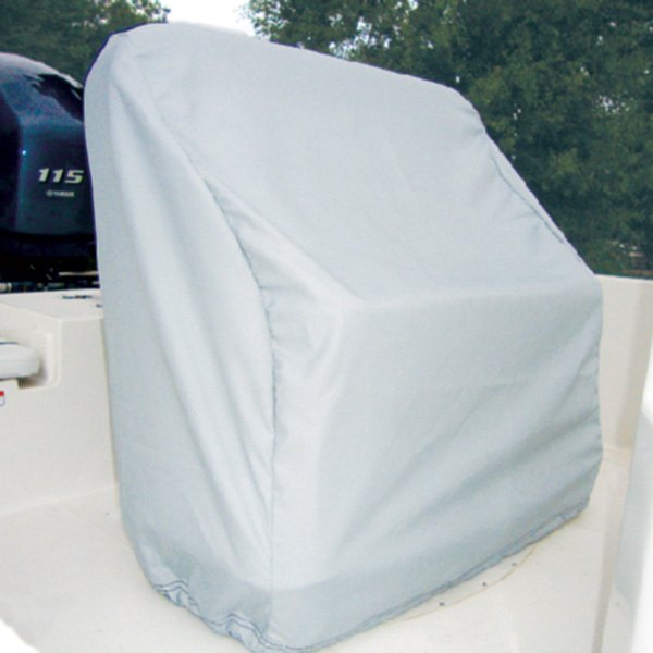  Carver® - 19" L x 35" W x 40" H Haze Gray Poly-Guard Reversible Seat Cover