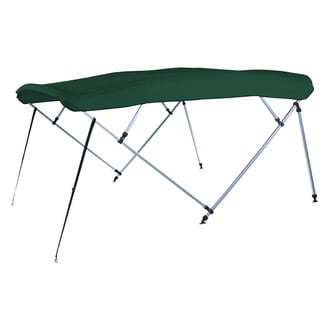 Carver® - 6' L x 96"-102" W x 48" H Sunbrella™ Arctic Square Tube Bimini Top
