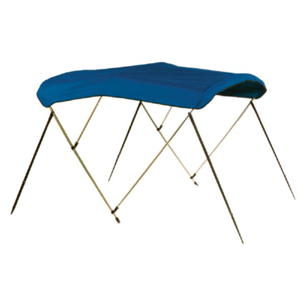Carver® - 6' L x 79"-84" W x 36" H Pacific Blue Sunbrella™ Acrylic 3-Bow Fully Assembled Bimini Top Kit