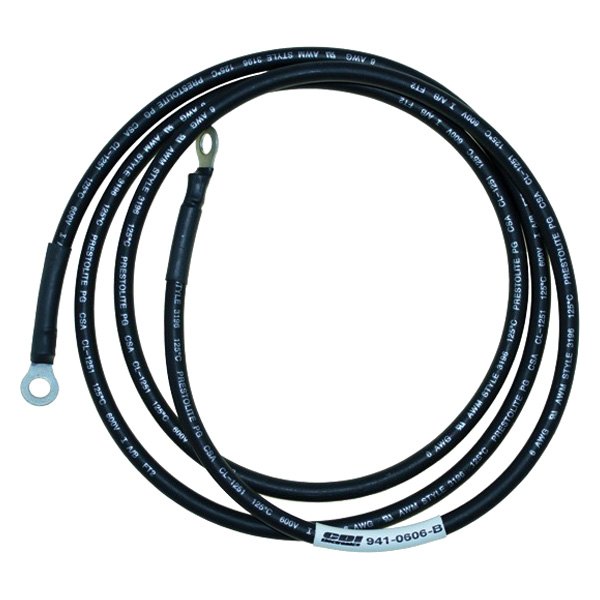 CDI Electronics® - 6 AWG 72" Black Battery Cable
